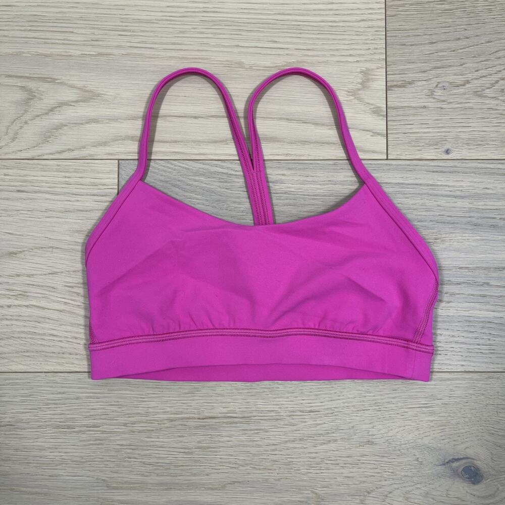 lululemon Flow Y Bra Nulu Light Support Size 6